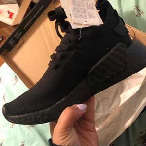 Women’s adidas triple black NMD
